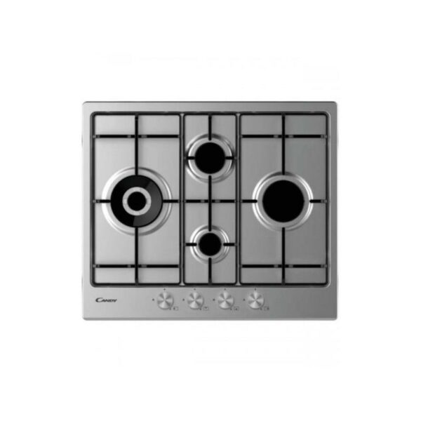 Piano Cottura Candy 60CM 4 Fuochi a Gas Doppia Corona, Inox